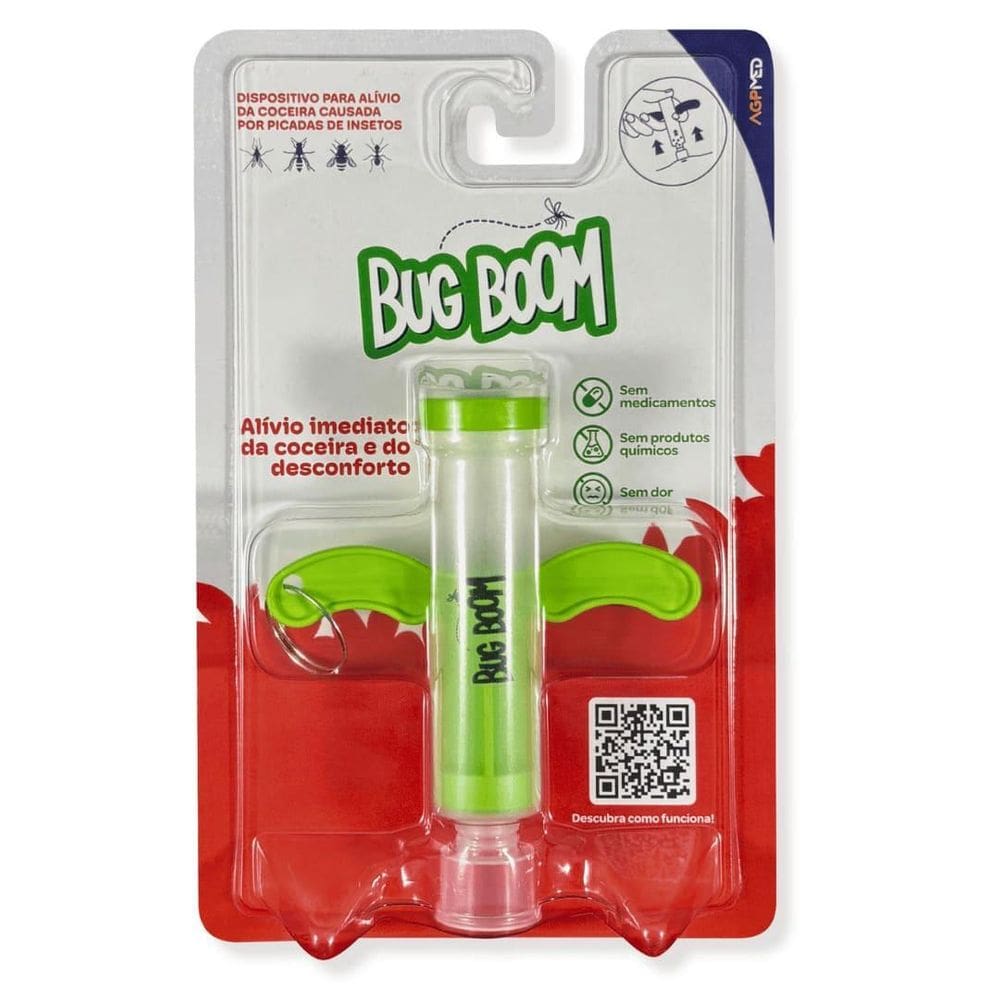 Bug Boom Verde Alivia A Coceira Tira Picada Inseto Formiga