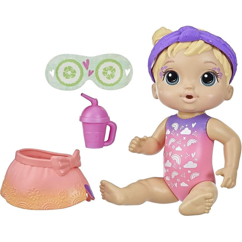 Boneca Baby Alive Rainbow Dia de Spa Loira - Hasbro