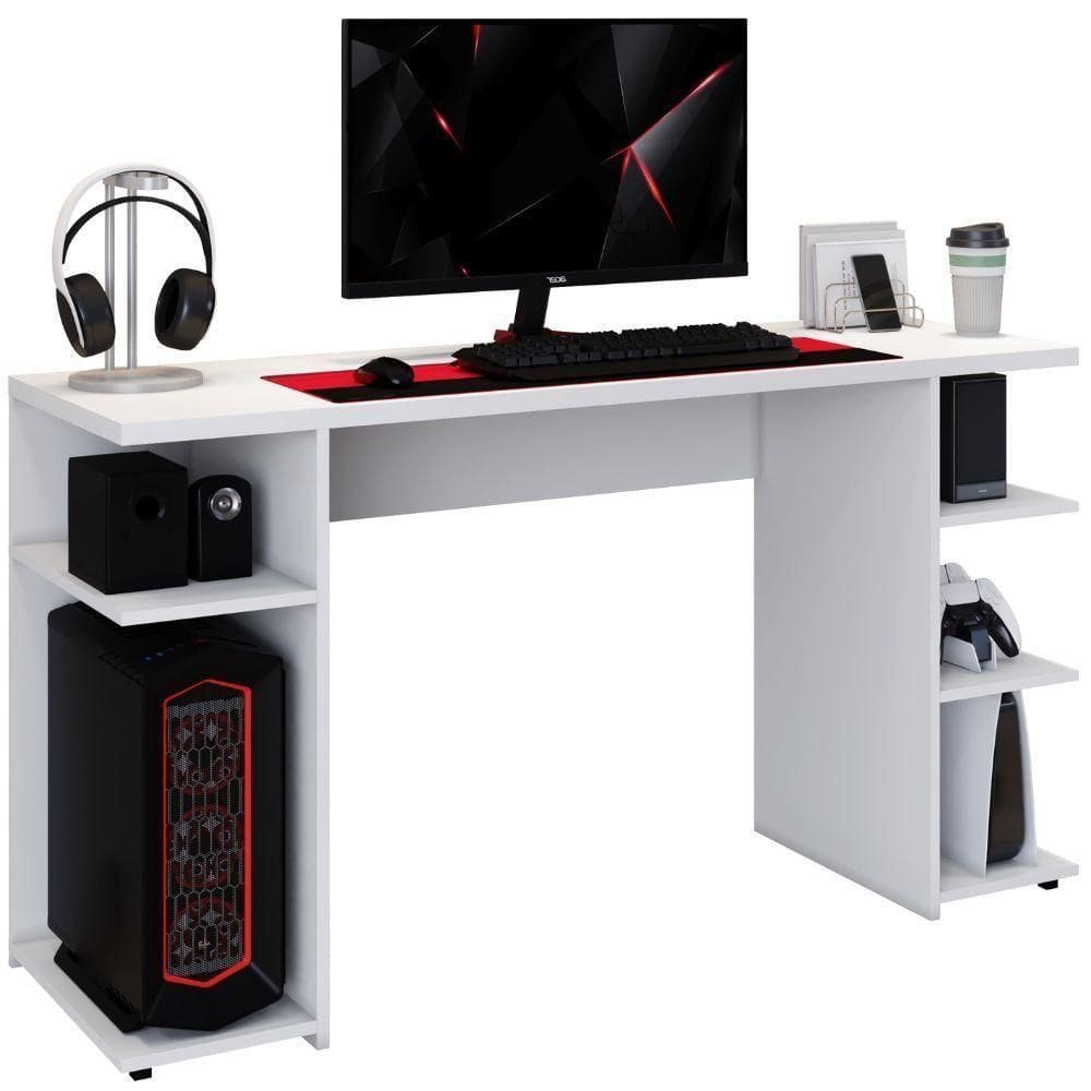 Escrivaninha Gamer Branco Arte Móveis