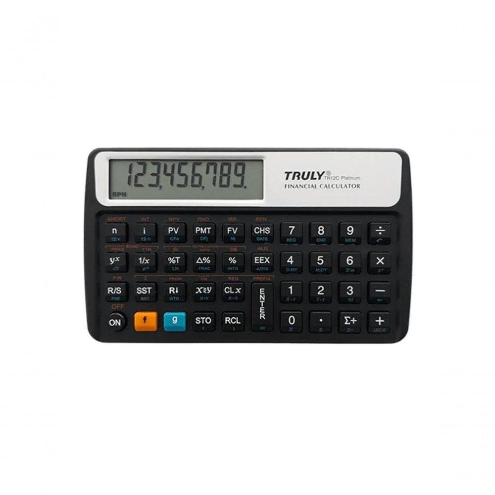 Calculadora Financeira Truly Tr12c Platinum Algébrica