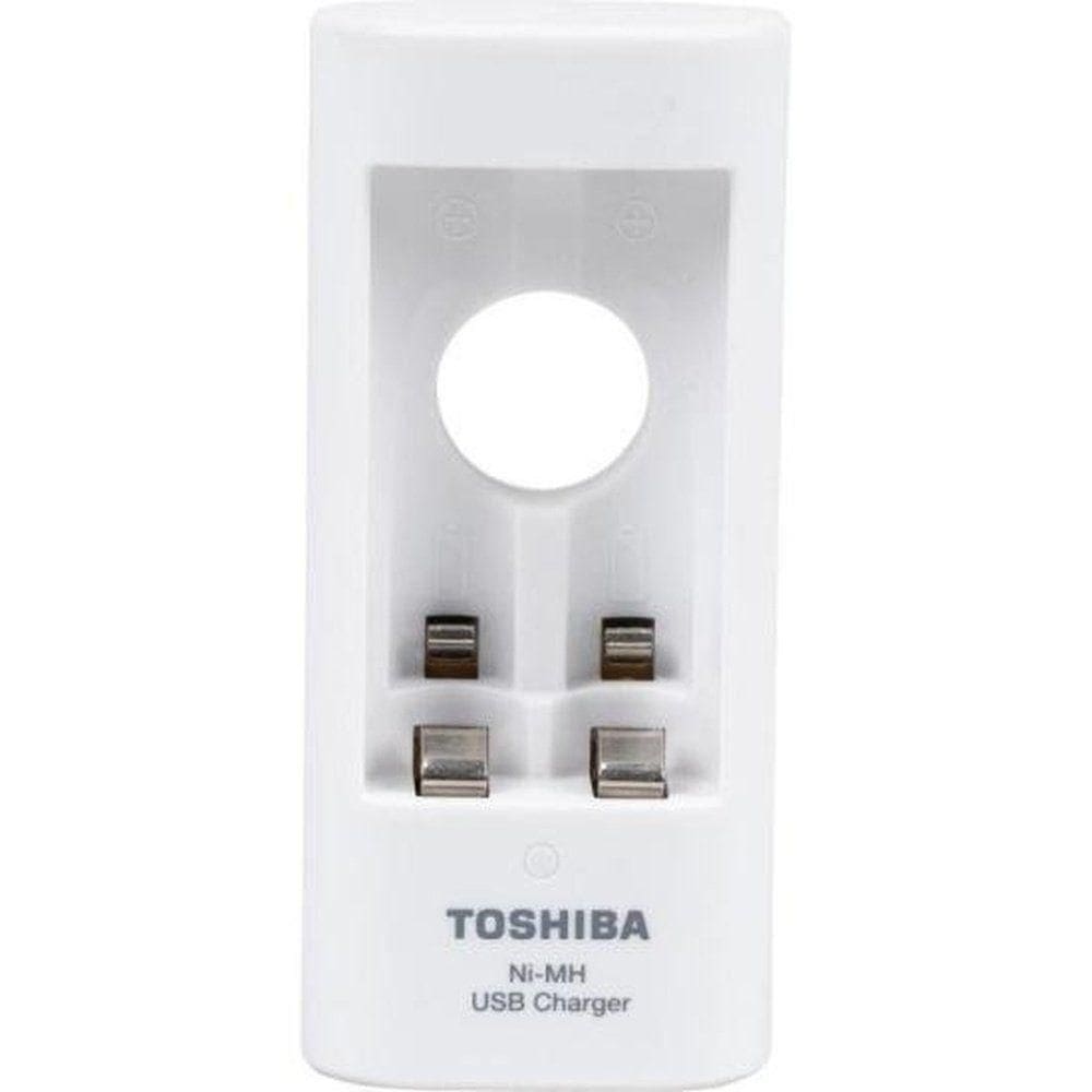 Carregador De Pilha Usb Toshiba 2 Pilhas Aa
