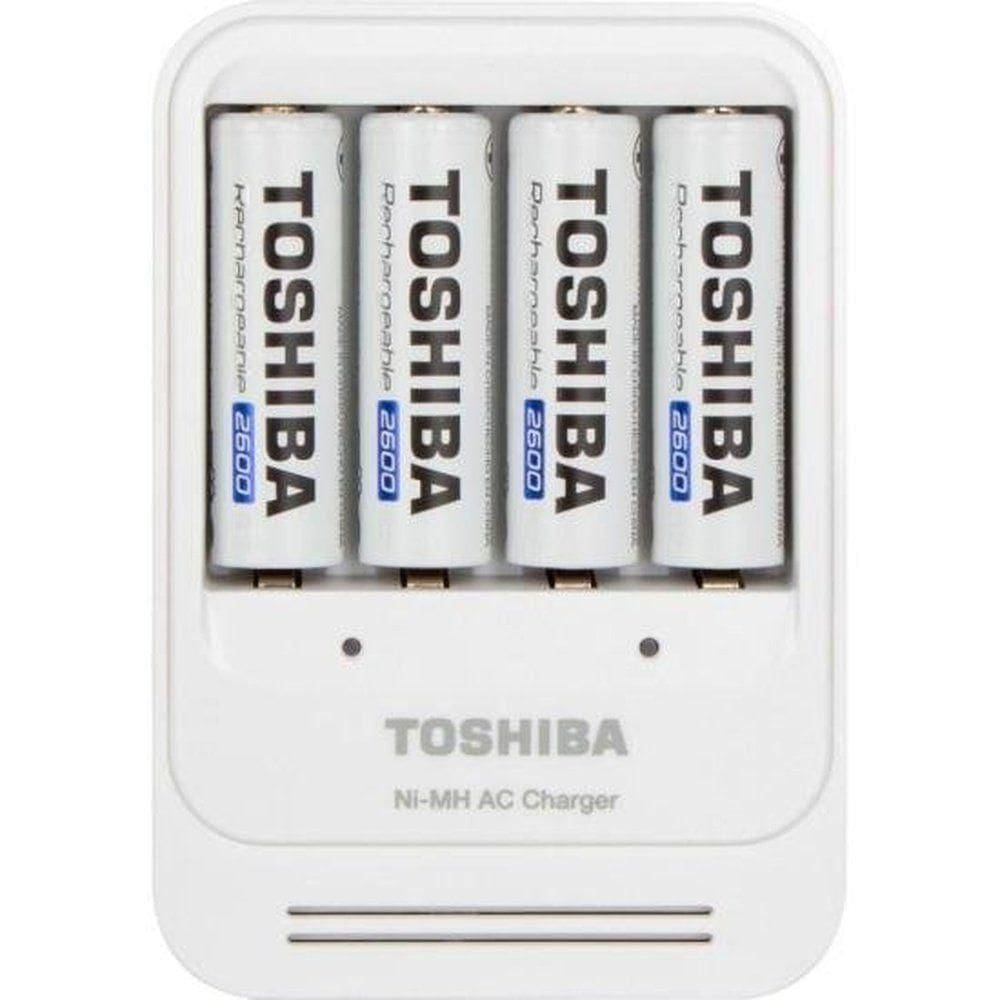 Carregador De Pilhas Toshiba 4x Aa-2600mah