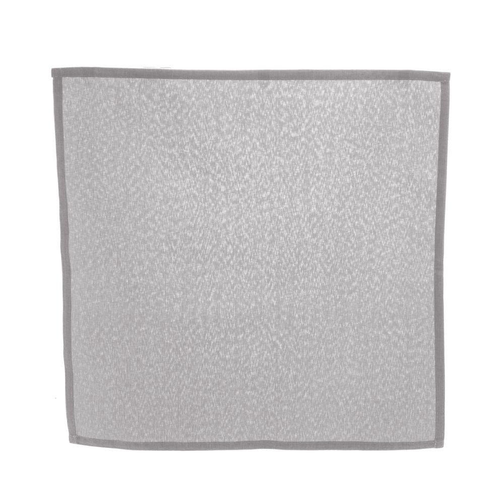 Guardanapo de Tecido Linho Lévis Cinza 40x40cm Lyor