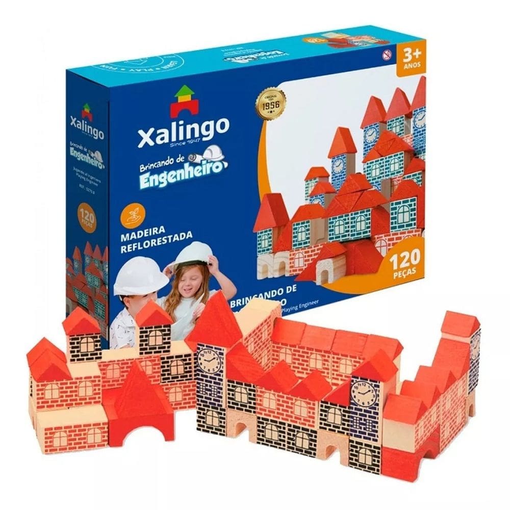 Blocos de Montar Engenheiro 120 PCS XalingoSa