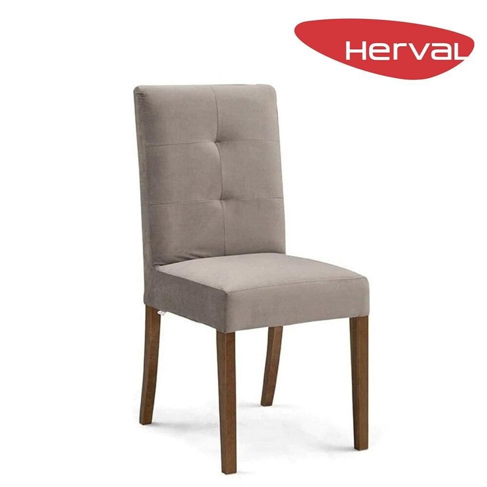 Cadeira de Jantar Herval Anis, Madeira Maciça, Bege