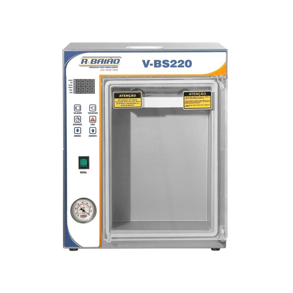 Seladora A Vácuo De Câmara 2 Posições V-Bs220 R Baião Inox