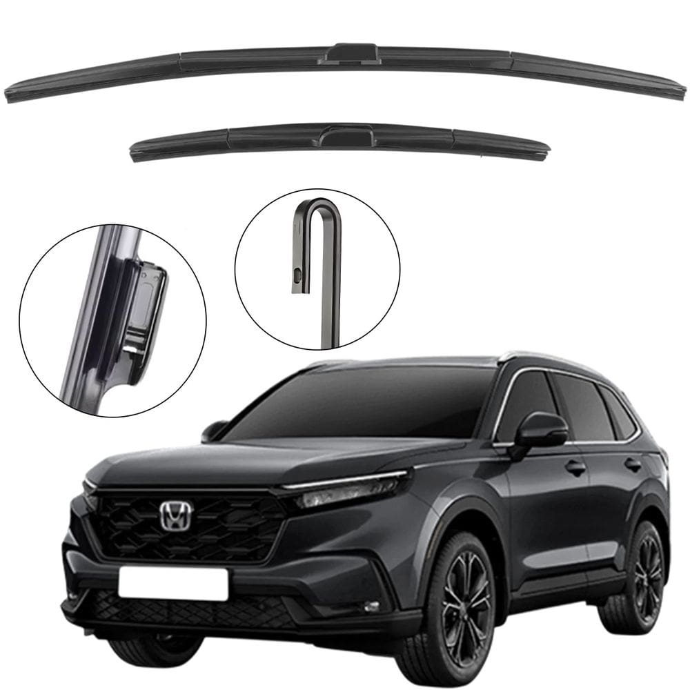 Kit Palheta Dianteira Crv 2007 a 2019 Limpador de Parabrisa de Silicone