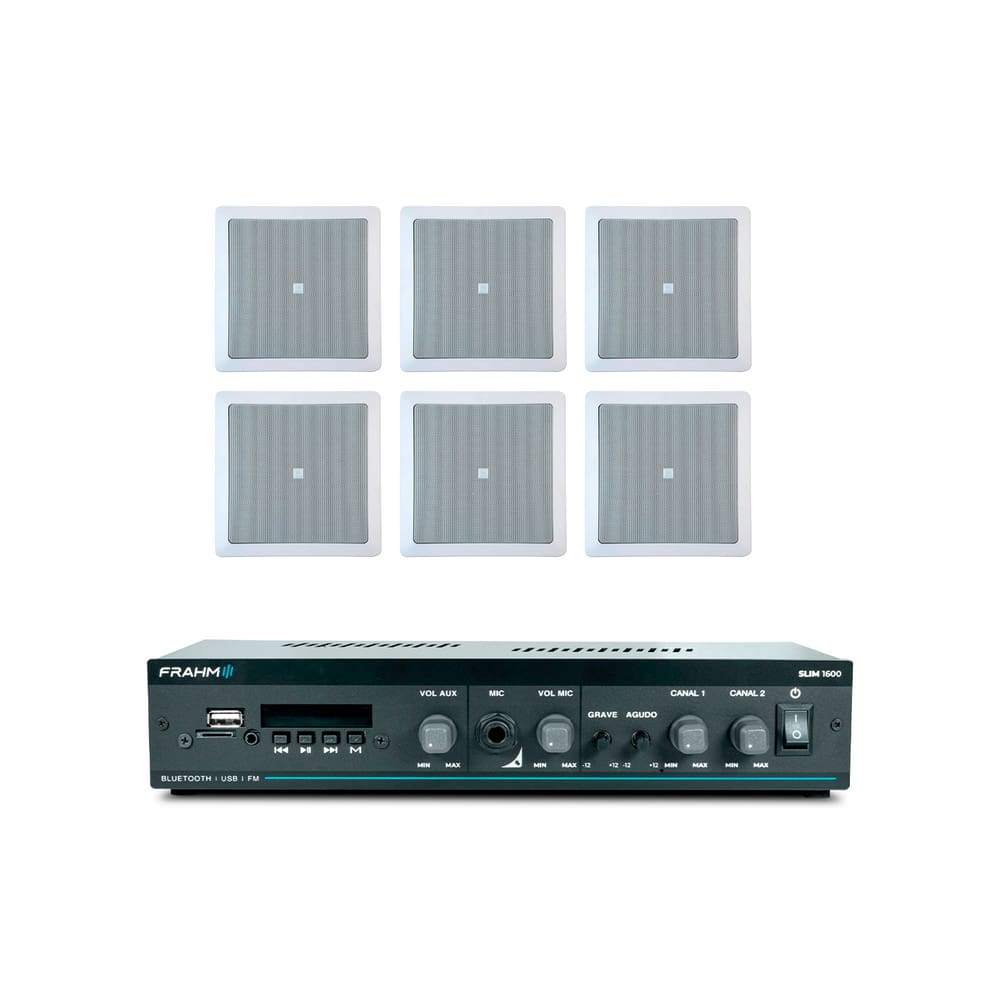 Kit Slim 1600 G5 Frahm + 6 Arandelas 6co1q