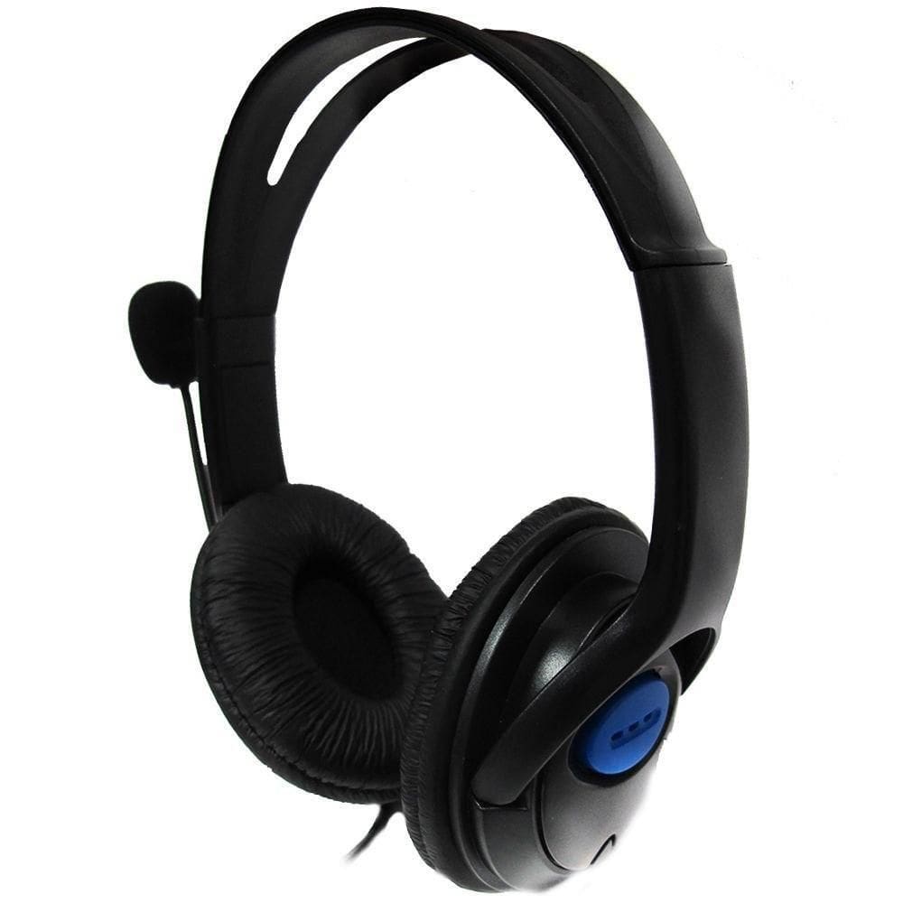 Fone Headset Gamer Para 4 Ps4 Com Microfone