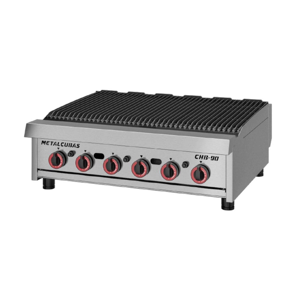 Chapa Char Broiler A Gás Metalcubas Chb 90 G2 Premium Inox