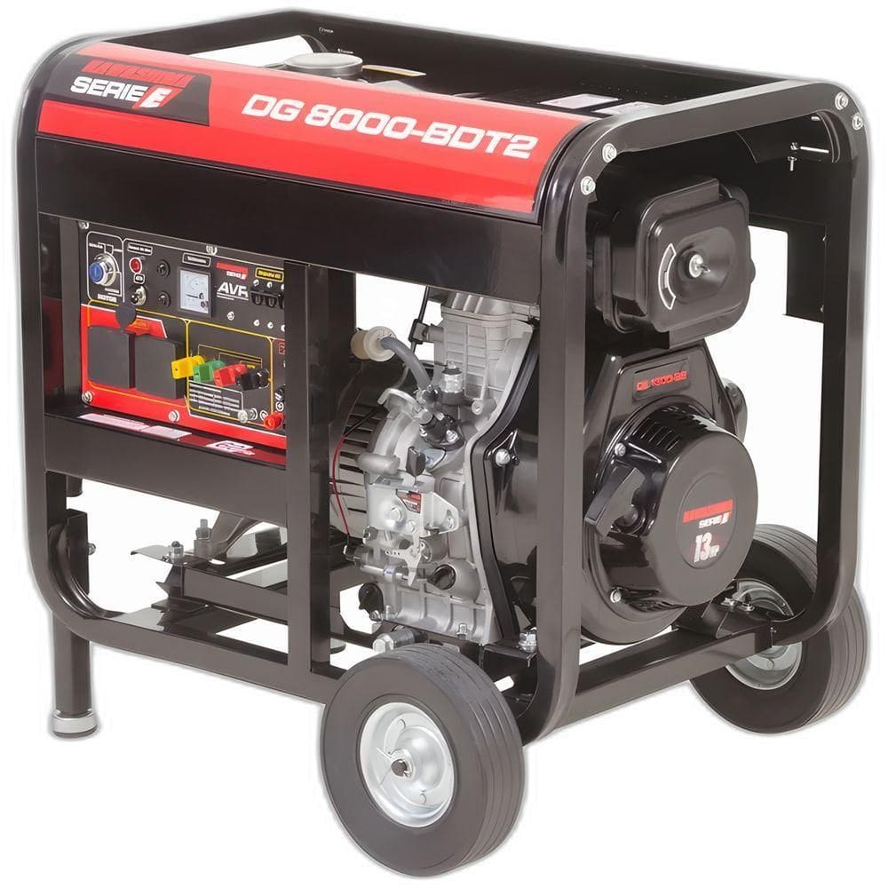 Gerador à Diesel Dg8000bdt2 5700w 220/110v Trif. Kawashima