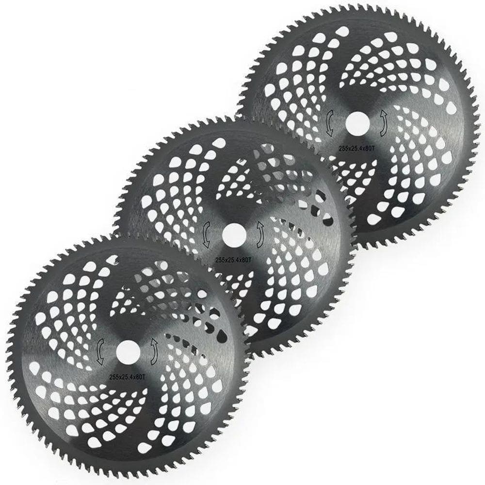 2X 3 Unidades Disco Lâmina 80 Dentes De Wídea Para Roçadeira