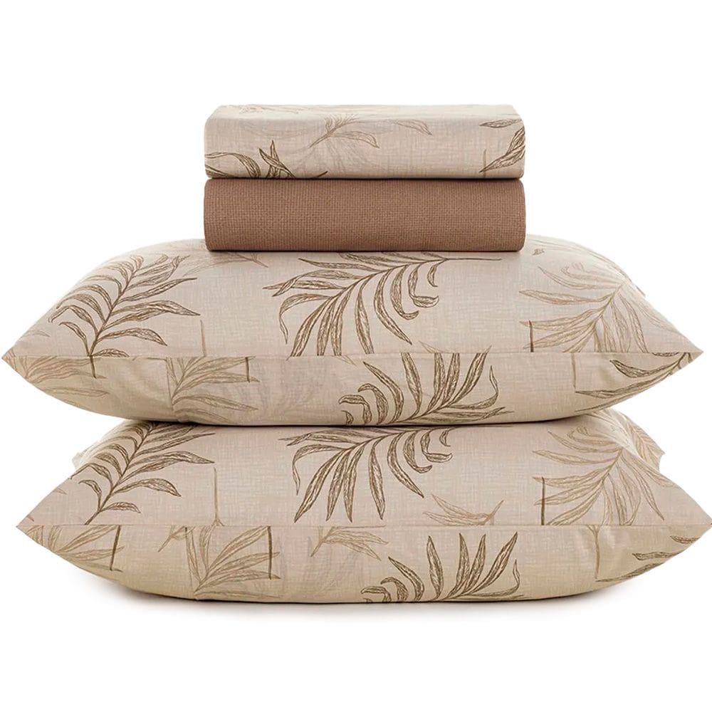 Jogo de Cama Queen Karsten 100% Algodão Penteado Silas