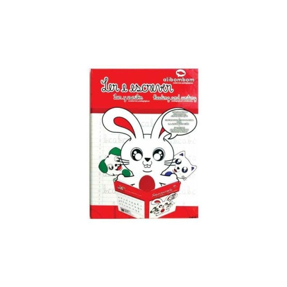 Ler E Escrever Caderno Alibombom - Pautas Numeradas 123