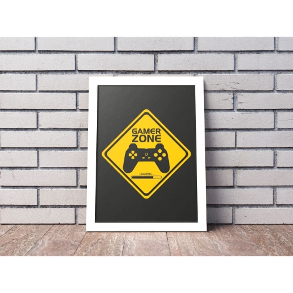 Gamer zone - 20 x 30 Baixa (vinil)