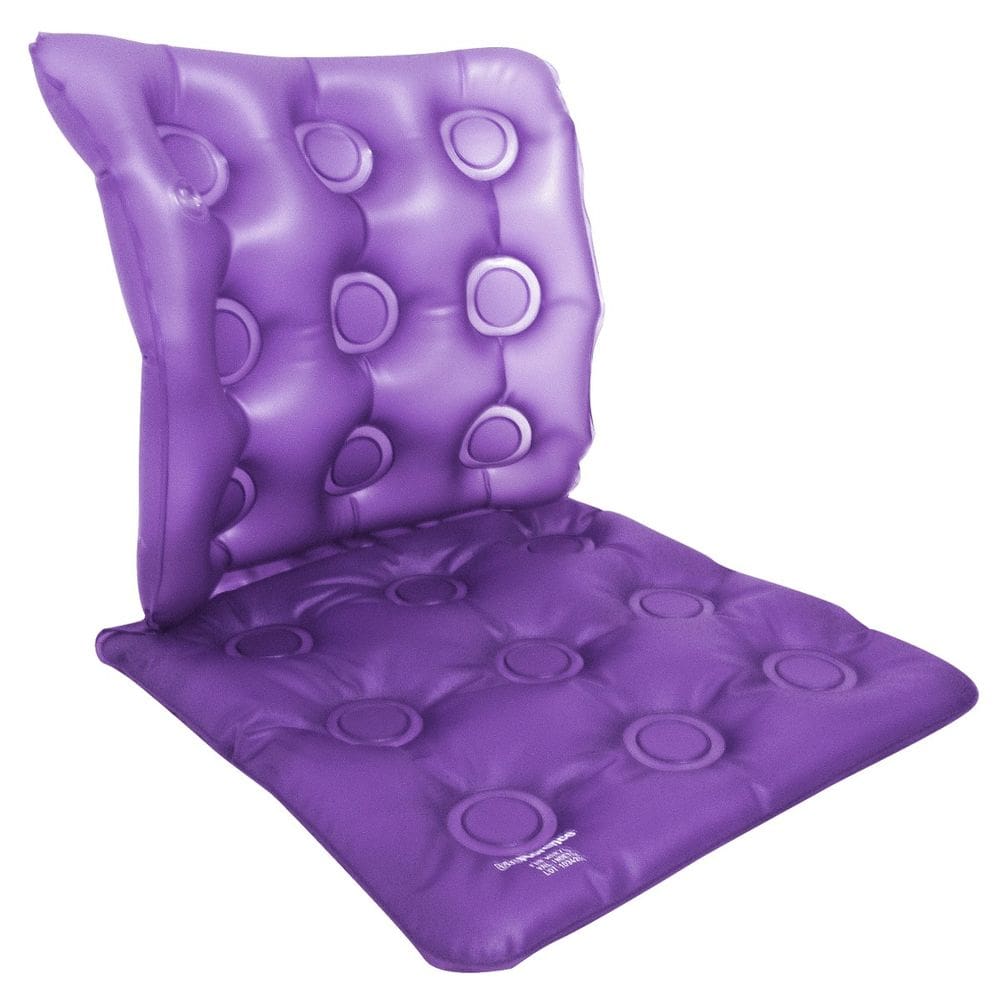 Forração Ortopedico Assento Gel Quadrado Com Encosto Inflavel Biofrorence