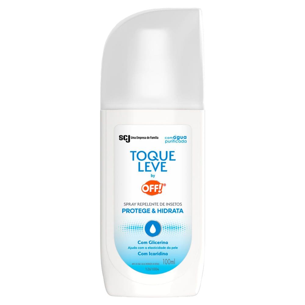 Repelente Off Toque Leve Protege e Hidrata Spray 100ml