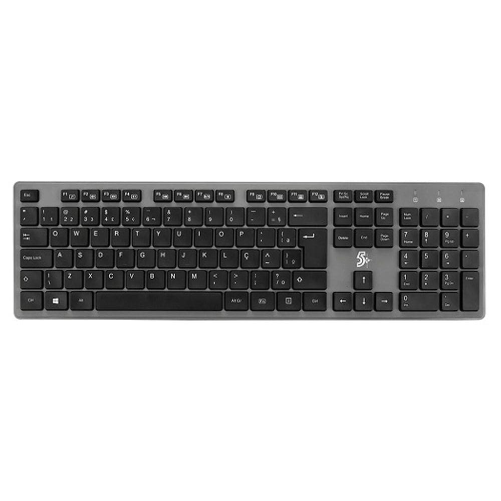 Teclado Sem Fio 5+ Premium Preto