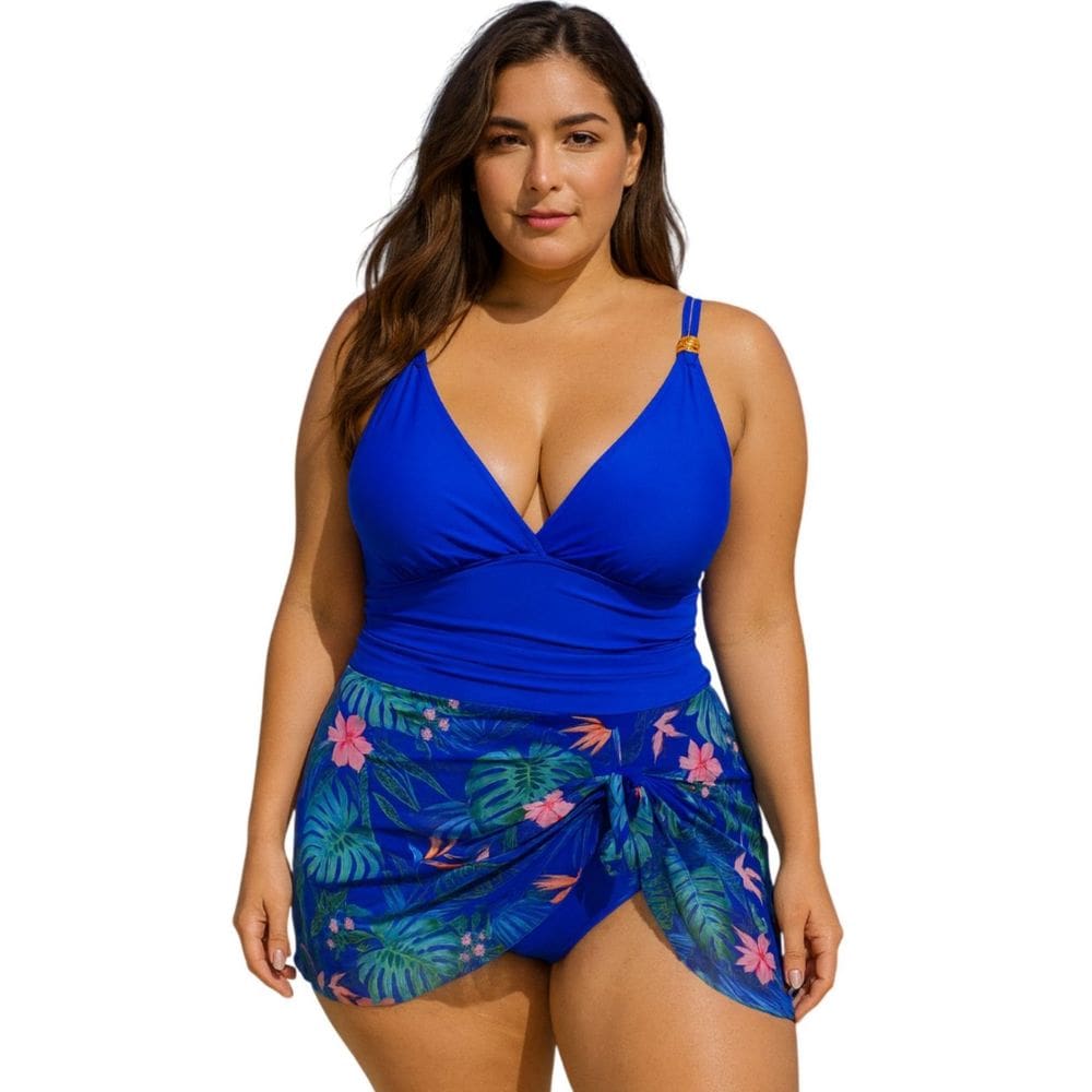 Maio Saida De Renda Translucida Plus Size