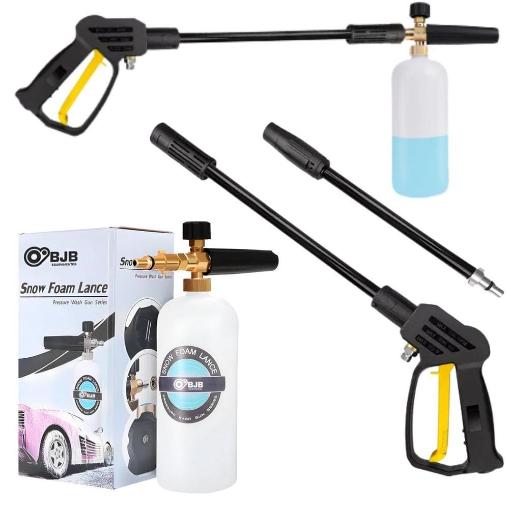 Pistola Lavadora E Snow Foam 1L Para A Wap Ousada Black 2200