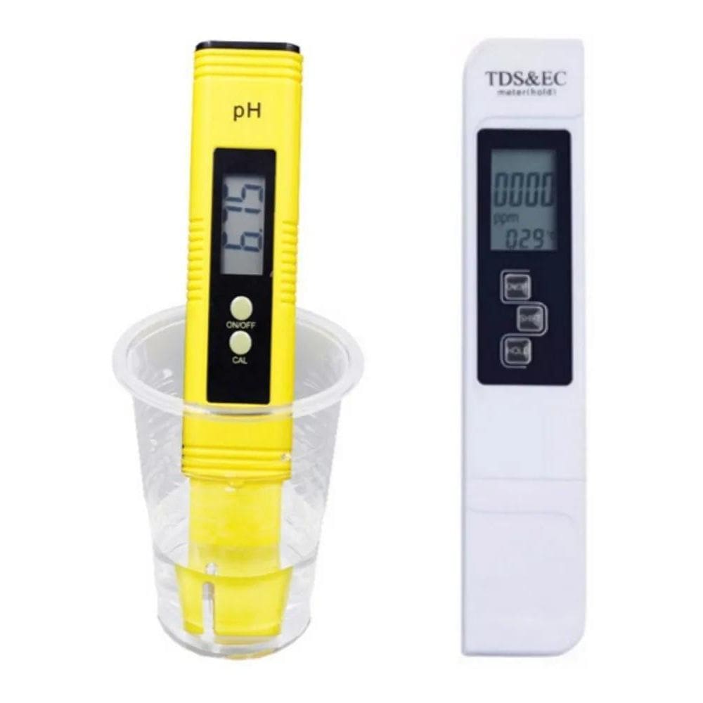 2X Condutivímetro + Peagâmetro Digital - Calibrado + Pilhas