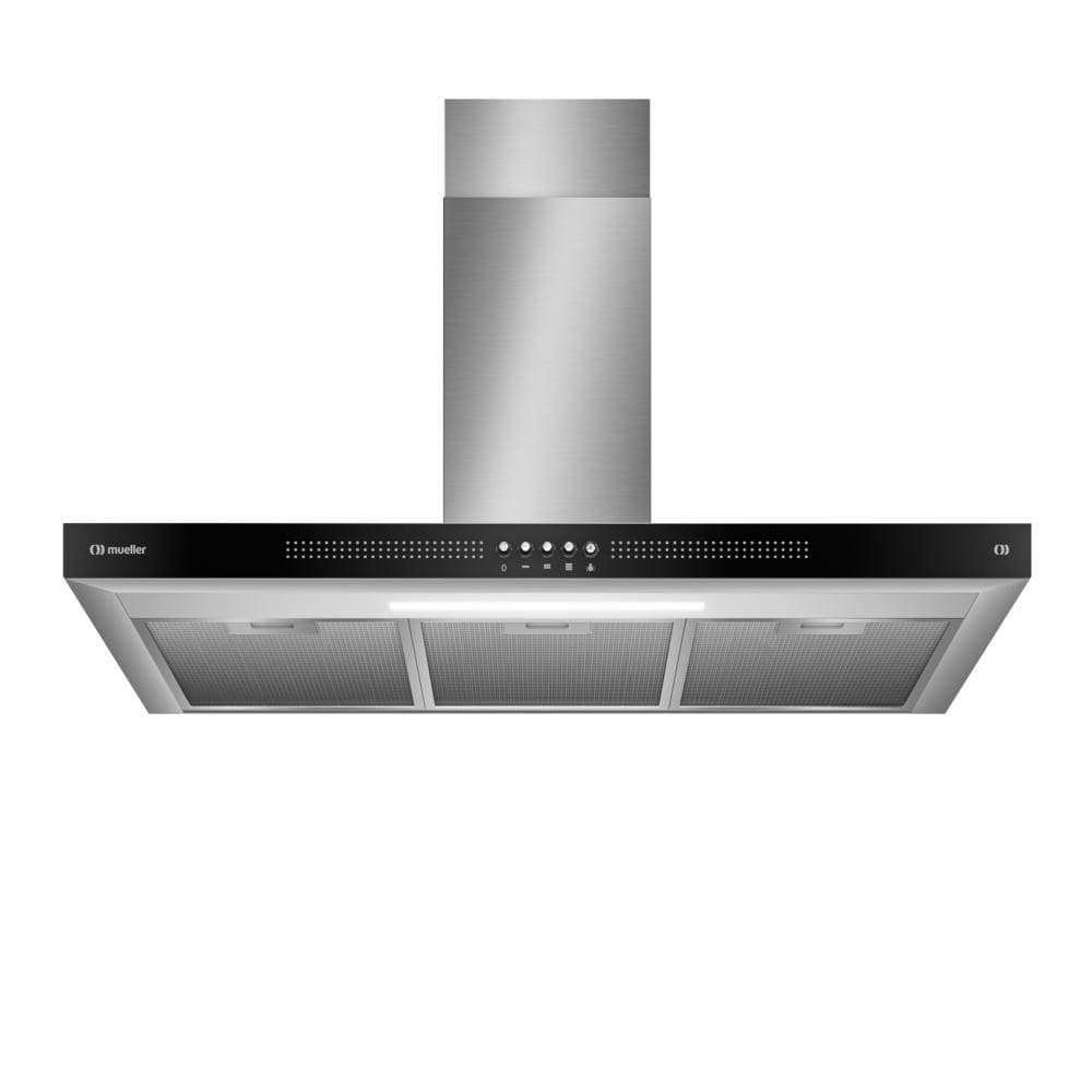 Coifa de Parede 90cm Mueller Plana com Função Depurador e Exaustor Inox 127V - MCP90K