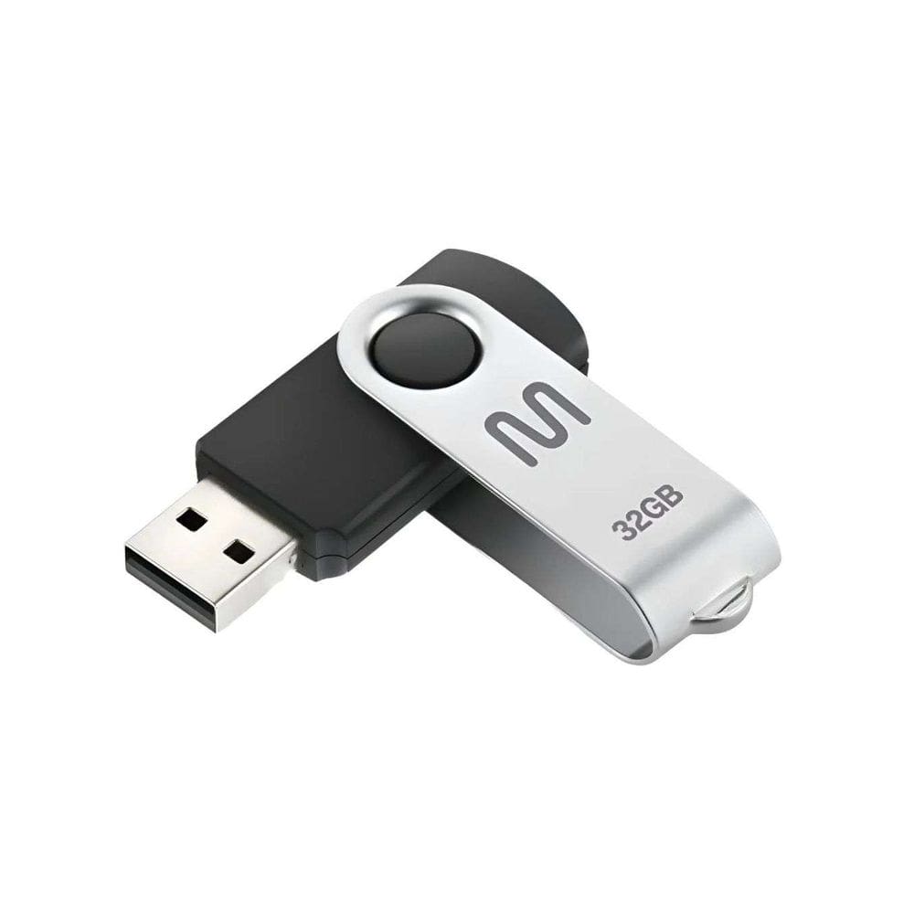 Pen Drive Multilaser Twist 32GB USB Preto