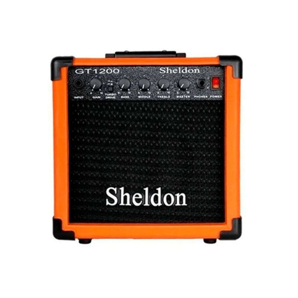 Amplificador Sheldon Para Guitarra GT1200 Laranja