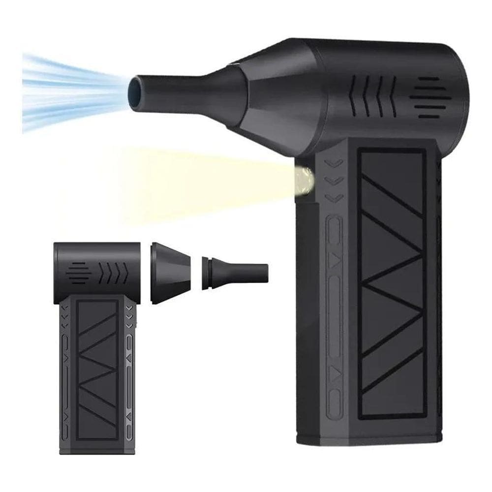 2X Mini Soprador Jetfan Ar Elétrico Sem Fio Turbo Blitz Pro