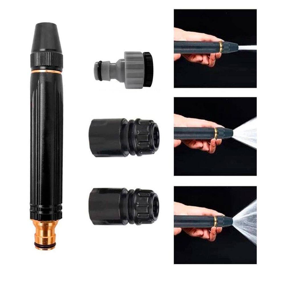 Bico Alta Pressão Jato Regulável Para Mangueira Lavagem