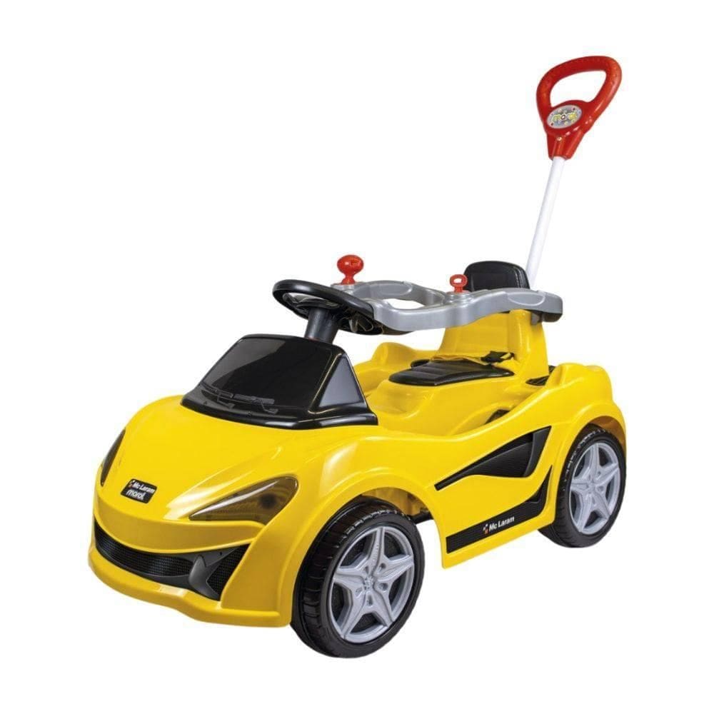 Carrinho De Passeio Infantil Mc Laram Amarelo Alça Segurança