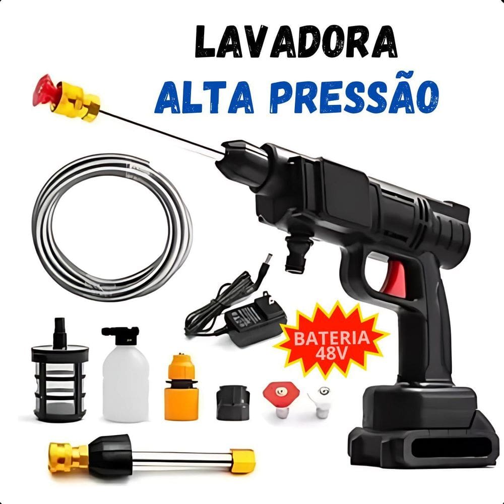 Lavadora Portátil Alta Pressão Compacta E