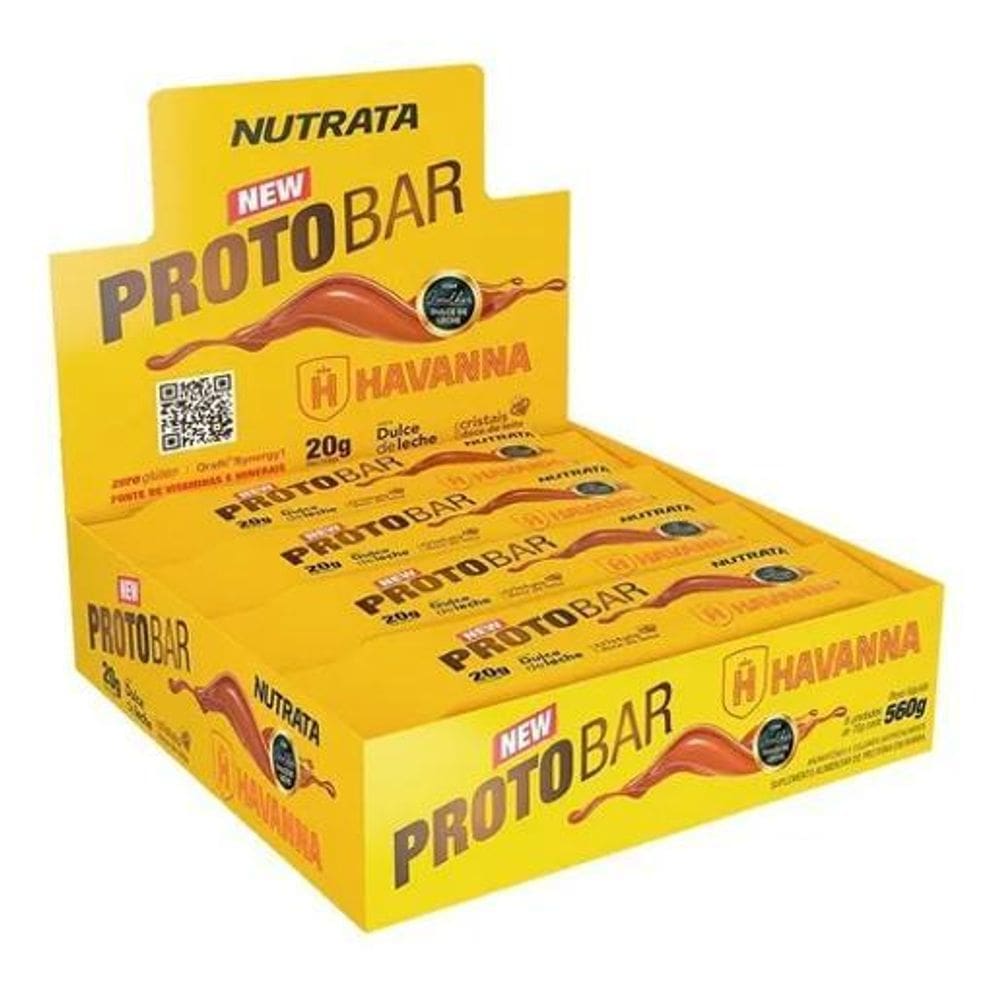 2X Nutrata Protobar Doce De Leite Havanna Dp 8 Un