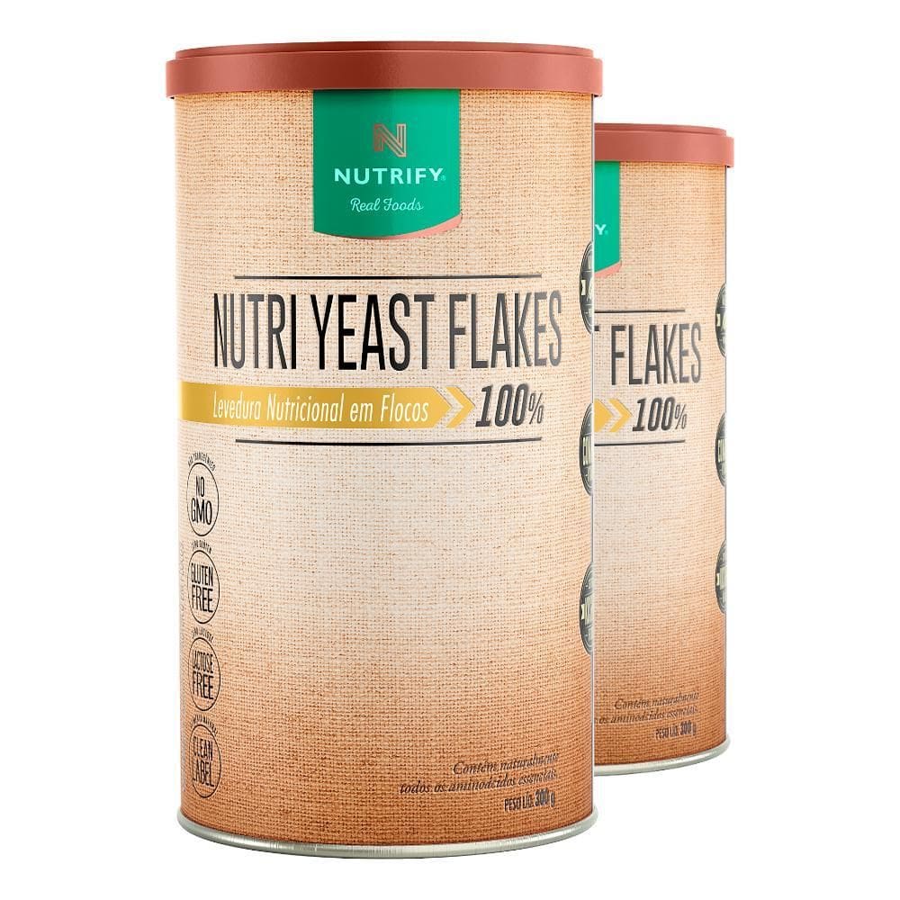 Kit 2 Nutri Yeast Flakes Nutrify 300G