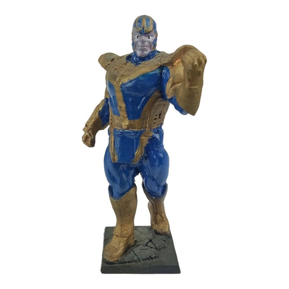 Boneco Colecionável Thanos Resina Estátua Filme Presente