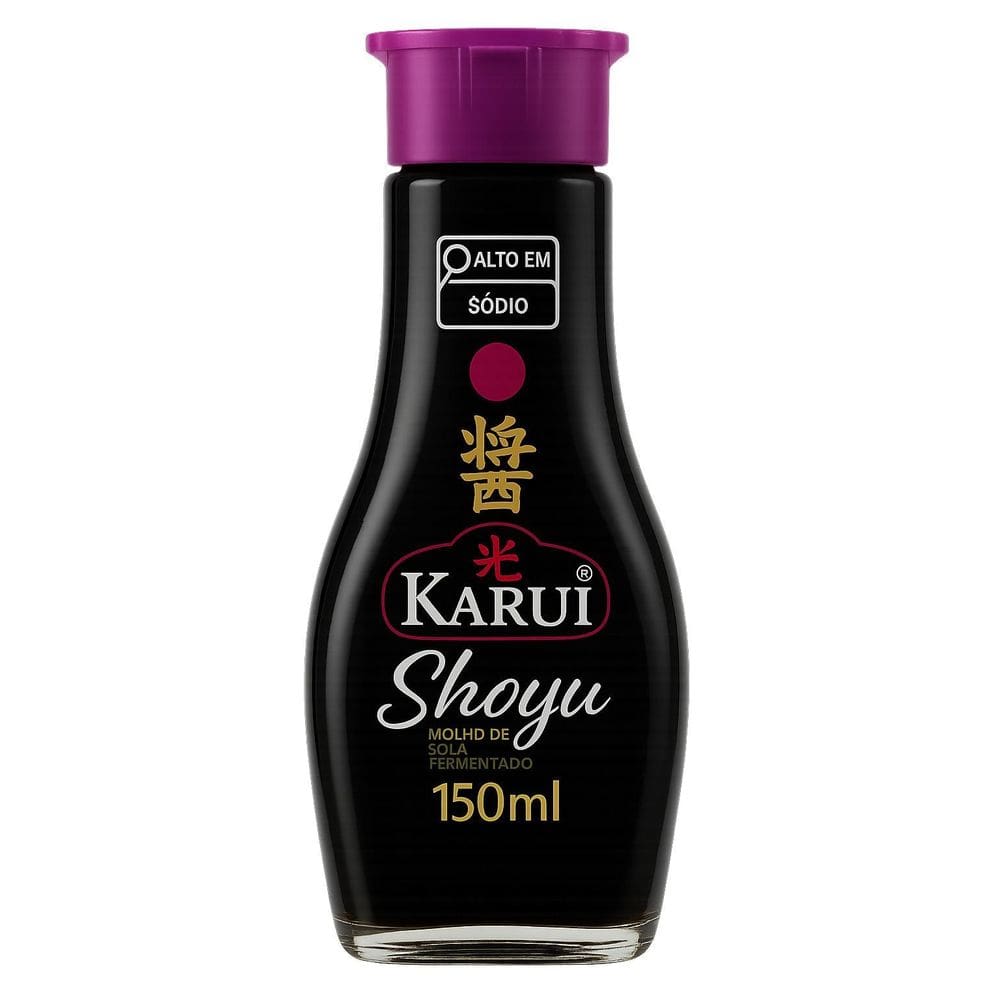 Molho Shoyu Premium Molheira De Vidro Karui 150Ml