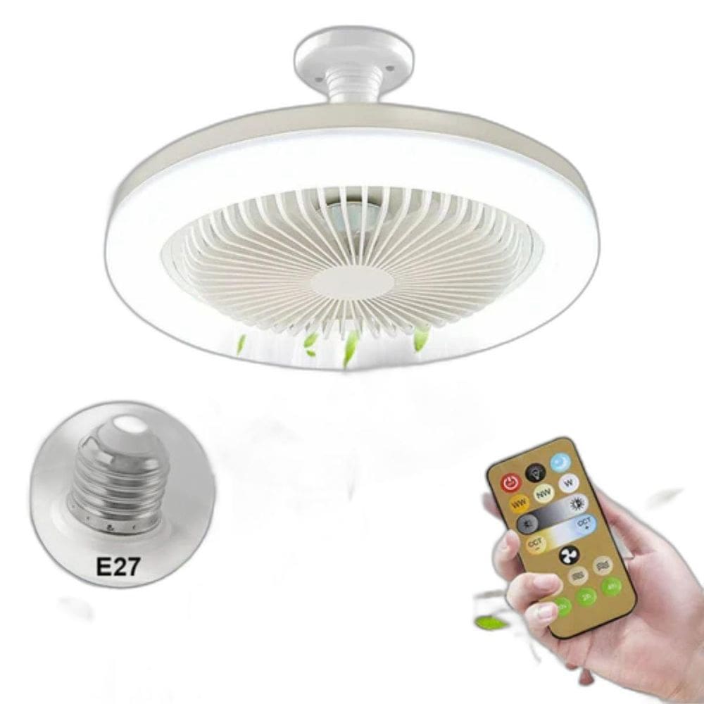 Ventilador De Teto Portátil Com Luz Led