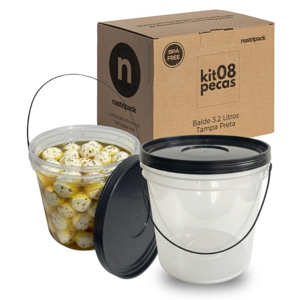 Balde Para Alho - 8 Pçs