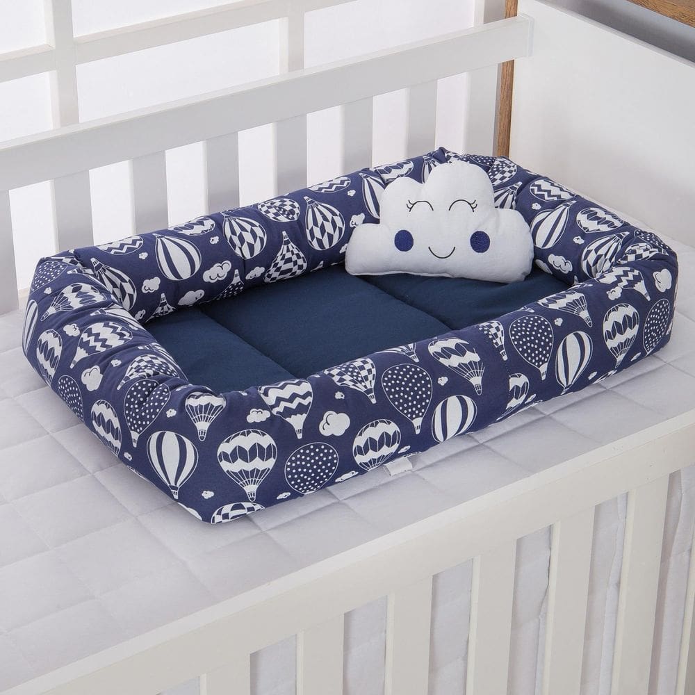 Ninho Redutor Com Almofada Algodão 2 Pcs Balão Marinho