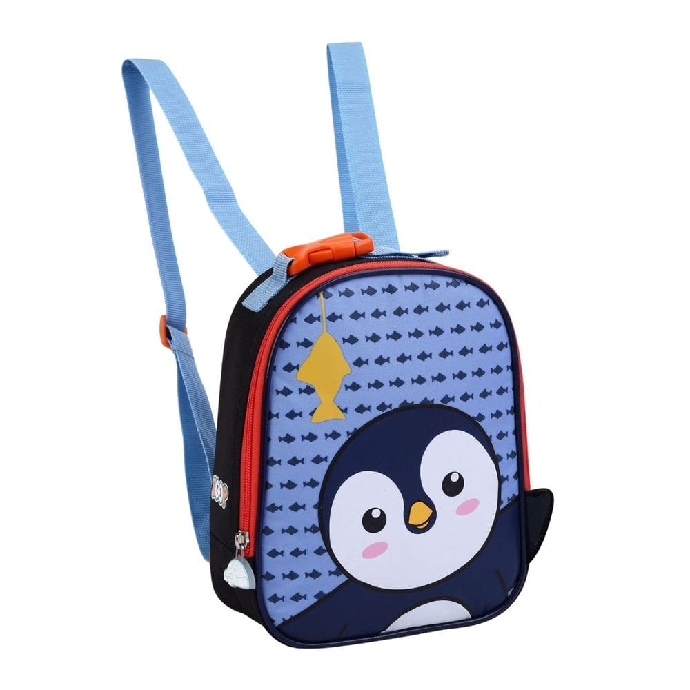 Lancheira Térmica Pinguim Escolar Meninos Infantil Passeio