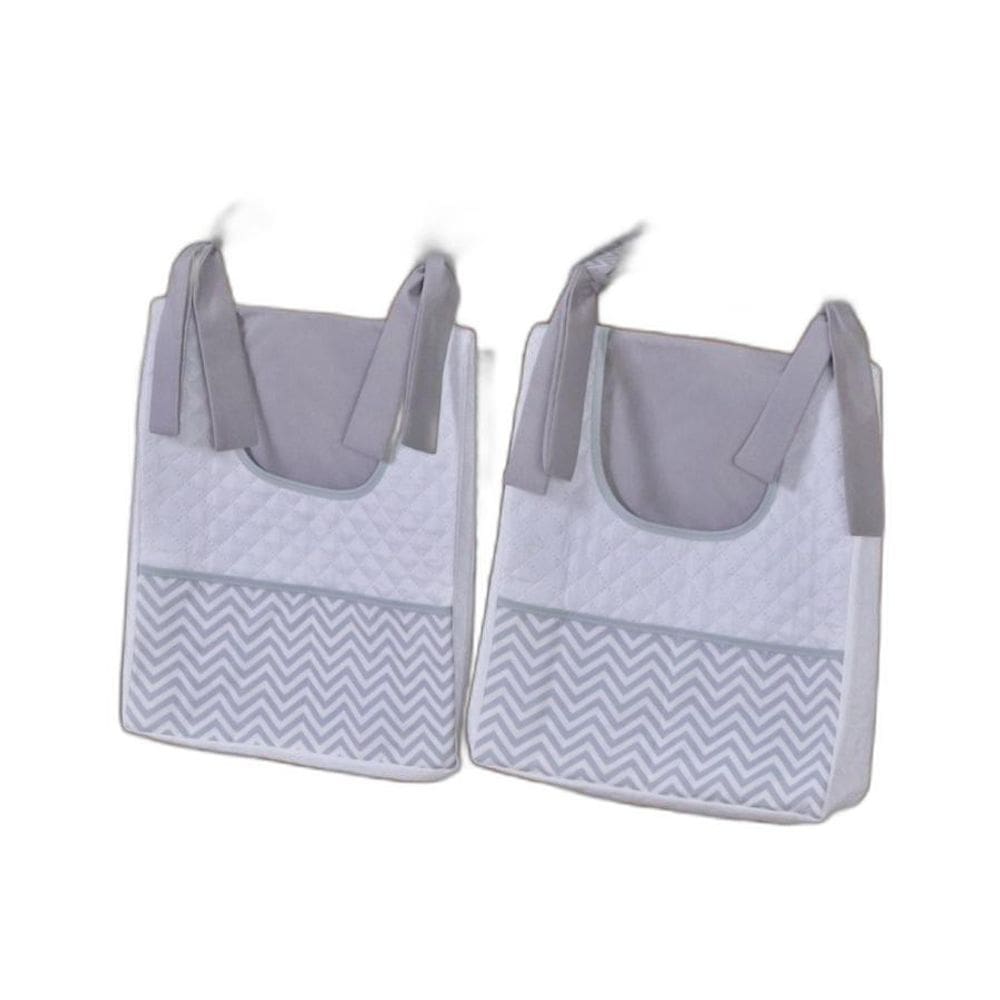 Porta Fralda Organizador Quarto Bebê Menino Menina 2 Peças