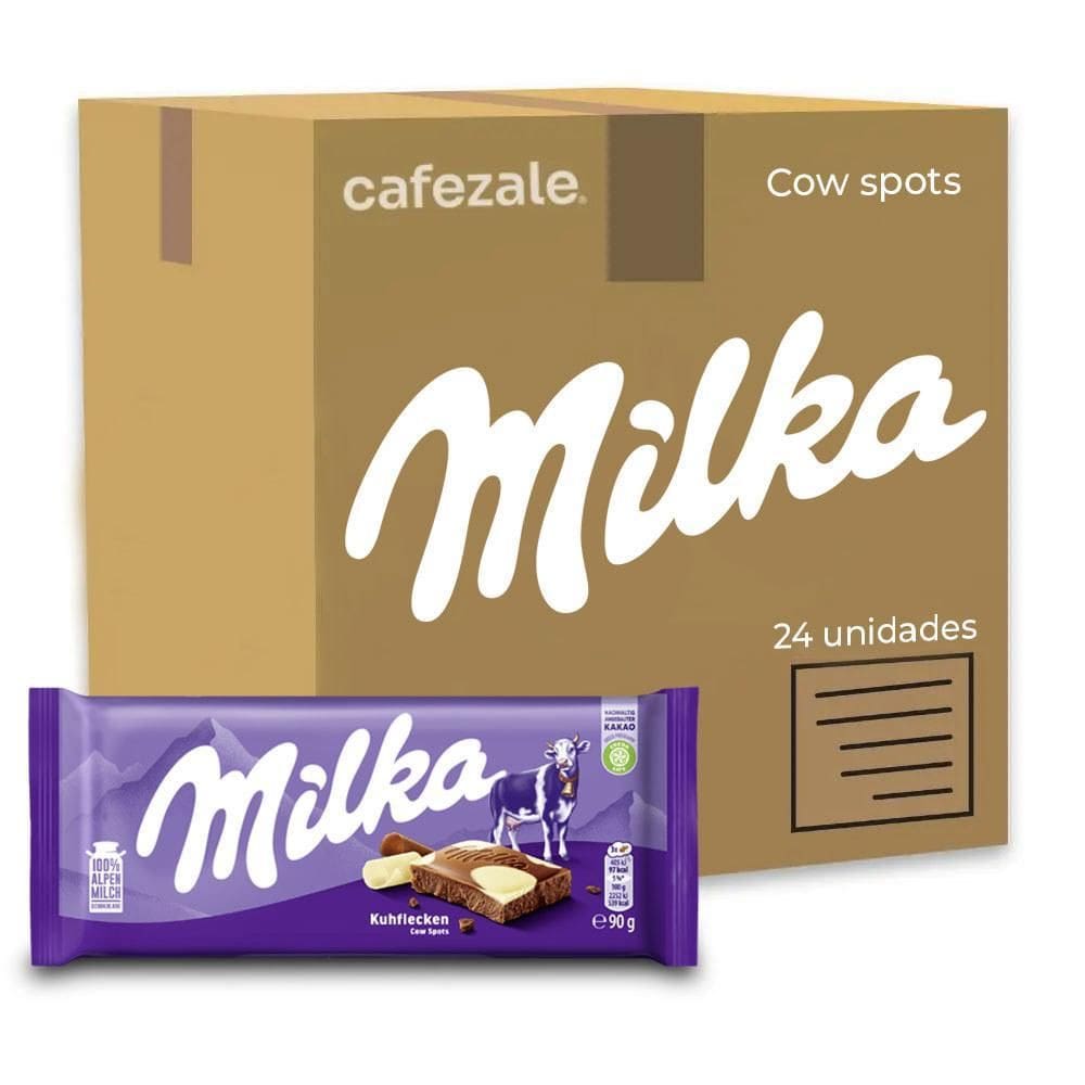 Chocolate Milka Cow Spots Kit 24 Barras De 90G