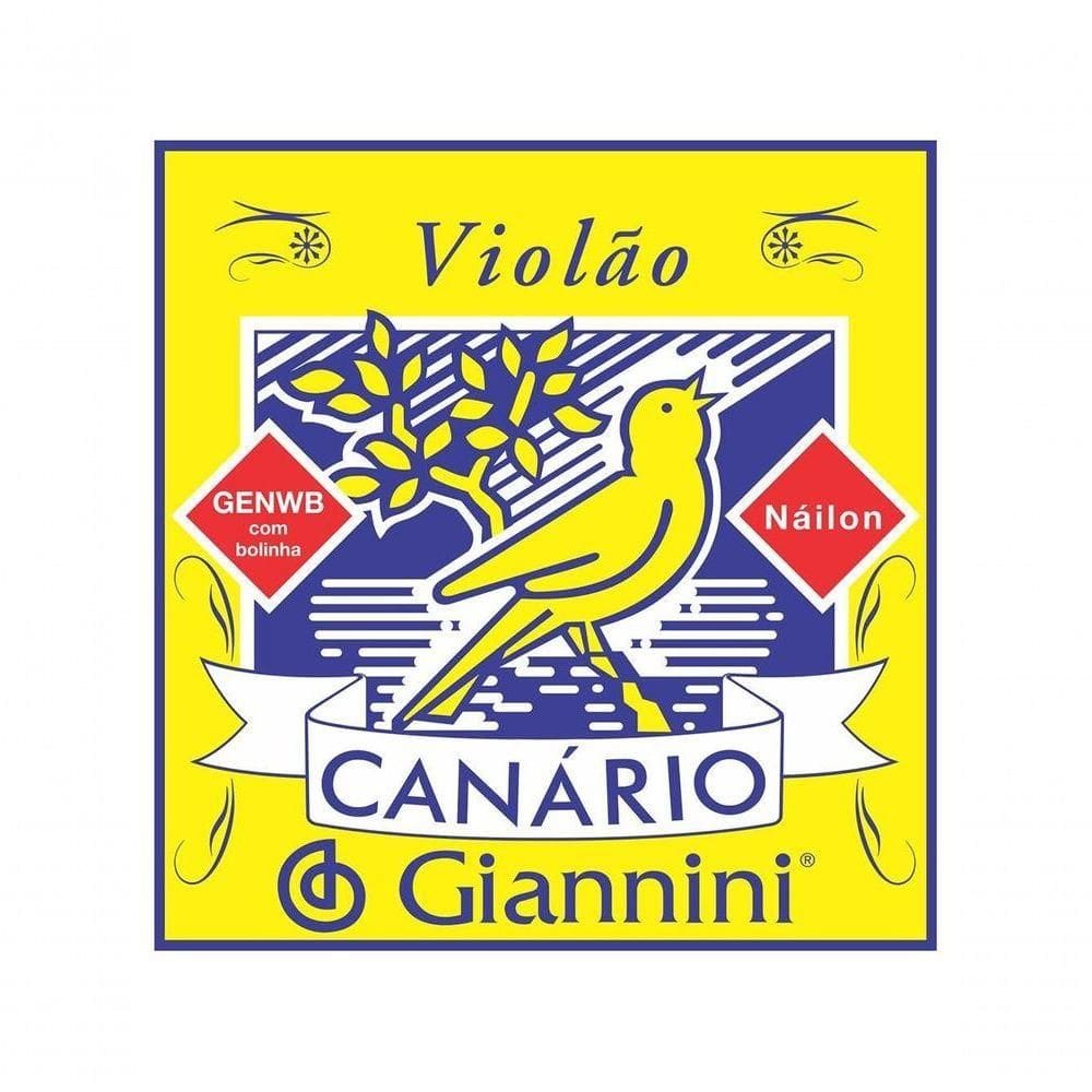 Corda Violão Giannini Nylon Canário Bolinha