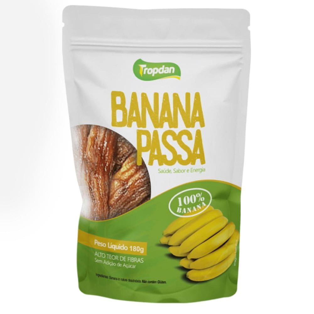 Banana Passa Pacote Tropdan 180G