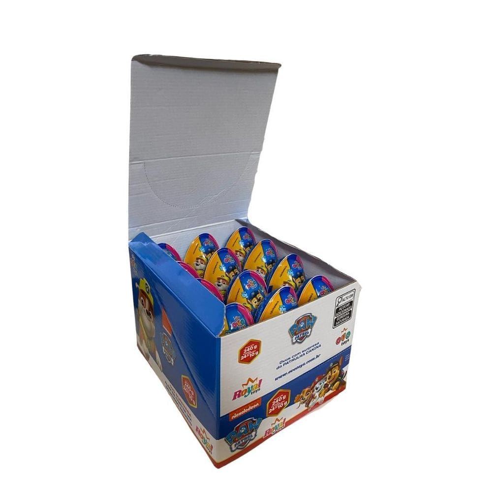 Ovo Toys Patrulha Canina Display Com 24 Unidade - Royal Toys
