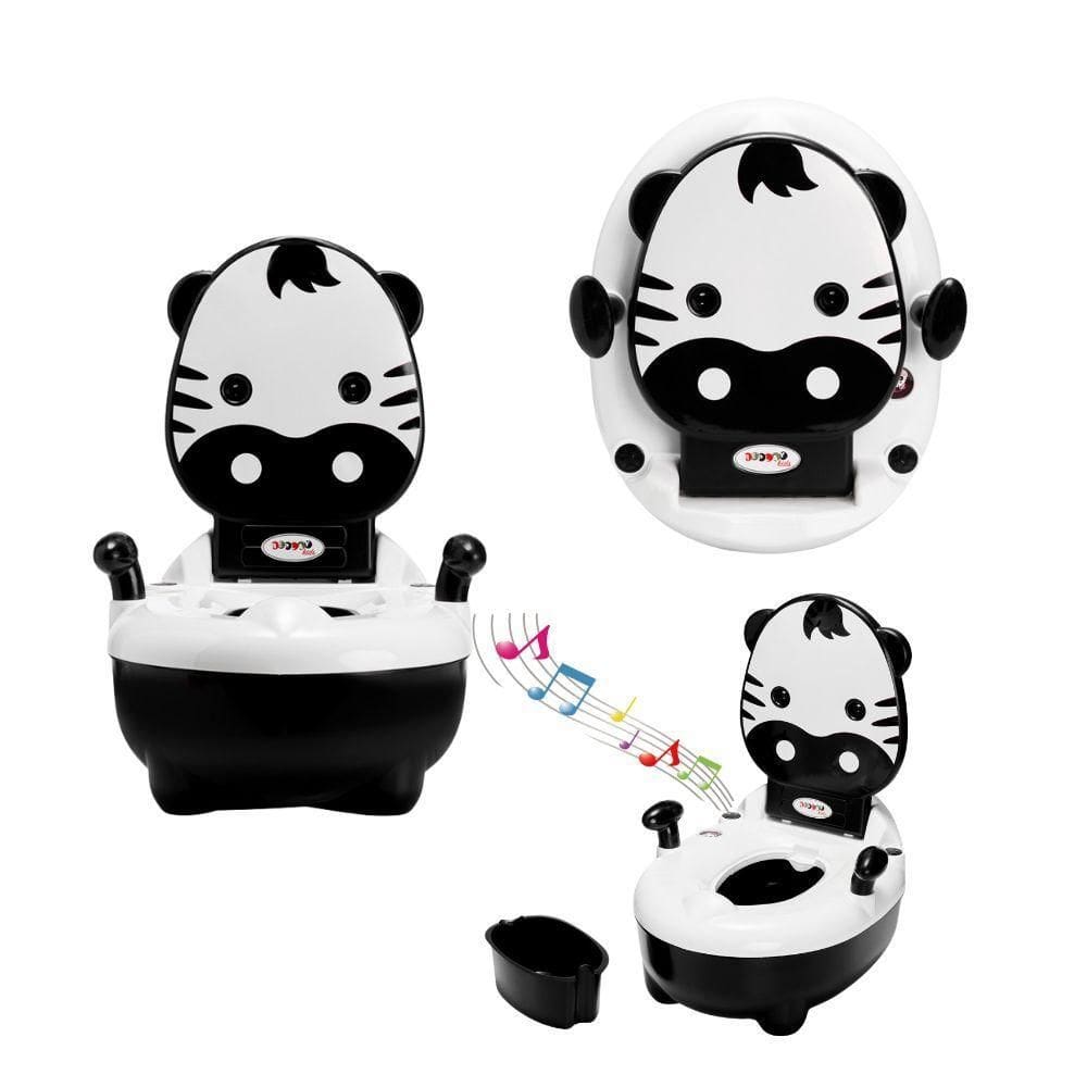 Troninho Penico Infantil Musical Desfralde Zebra Replay Kids