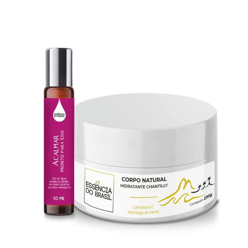 Kit Relaxamento: Hidratante Chantilly + Óleo Acalmar