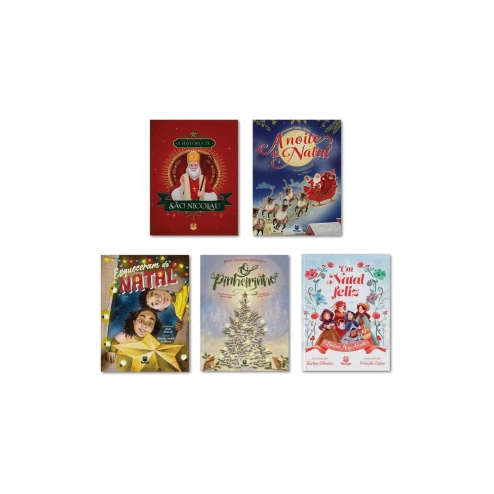 Histórias de Natal para crianças - 5 livros (Vários autores)