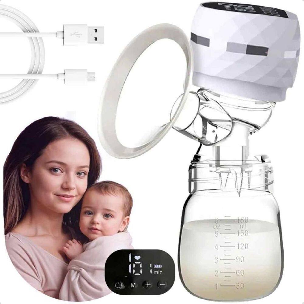 Super Bomba Tira Leite Automática Smart Eletrica Visor Lcd