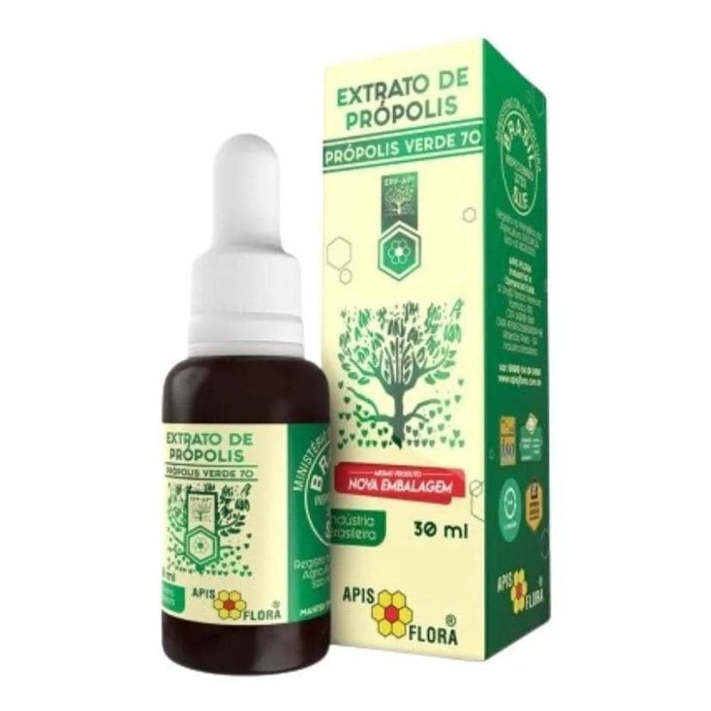 2X Extrato De Própolis Verde 70% Extrato 30Ml - Apis Flora
